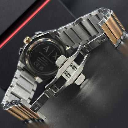 A|X ( Armani Exchange ) Dual Tone Chronograph Watch (Rosegold)
