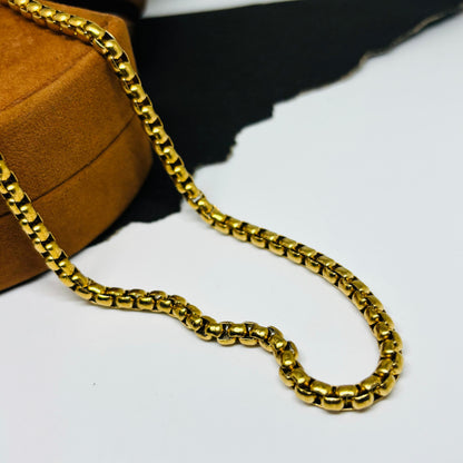 Men's Box Gold Chain