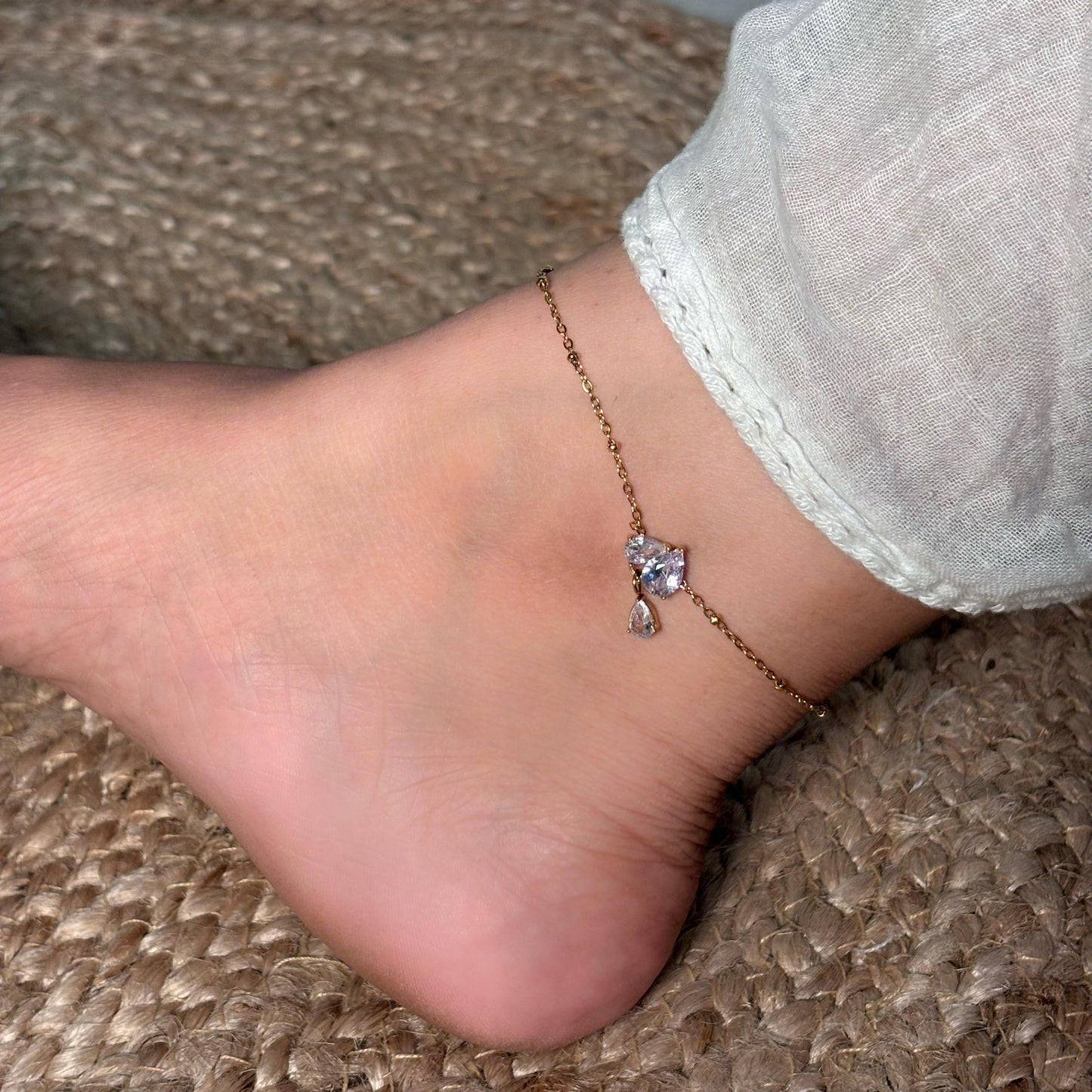 Alice 18k Anklet