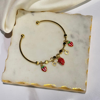Strawberry Charm Bracelet