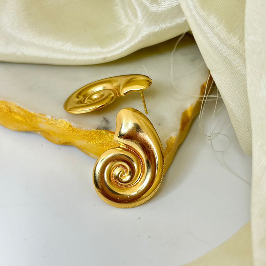 Nautilus Shell Earrings