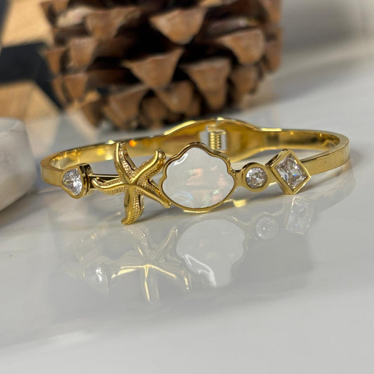 Pearl Starfish Bracelet