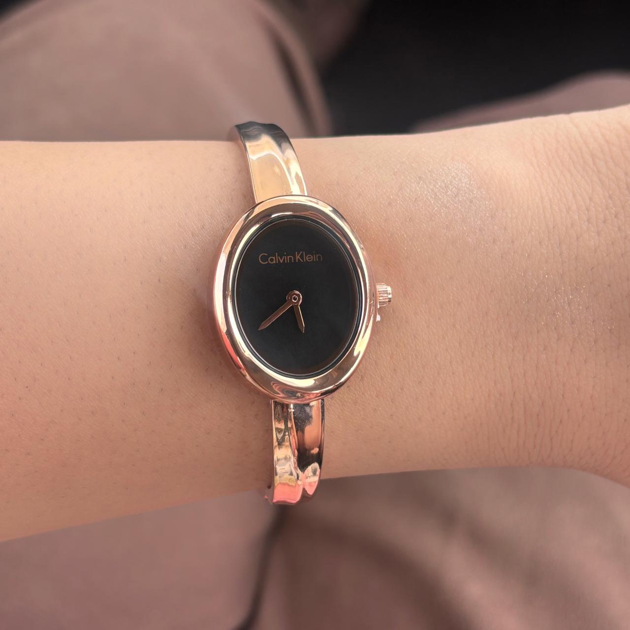 Ck Sleek Minimal Chain Bracelet Watch