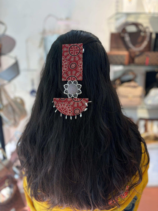 Ajrak Luxe Boho Clip