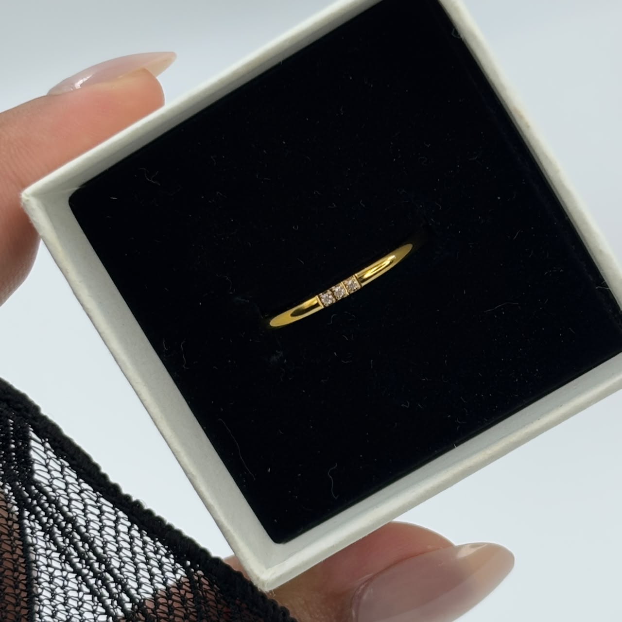 Trinity Spark Ring