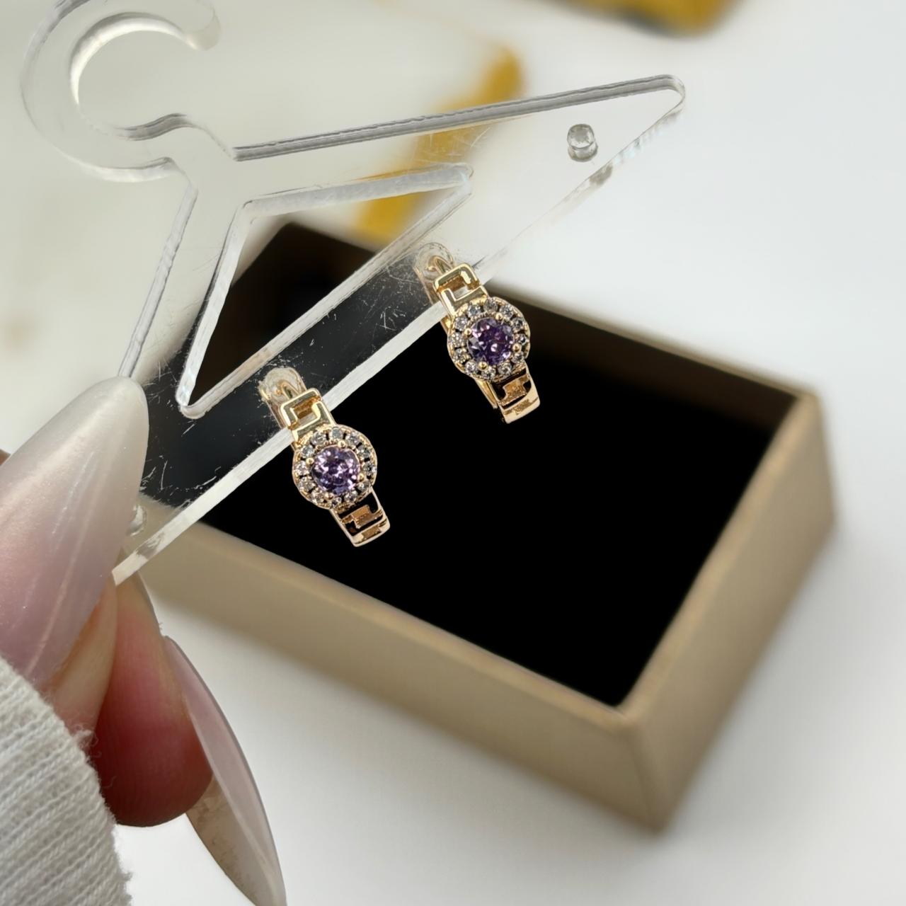 Celeste Mini Luxe Hoop Earrings