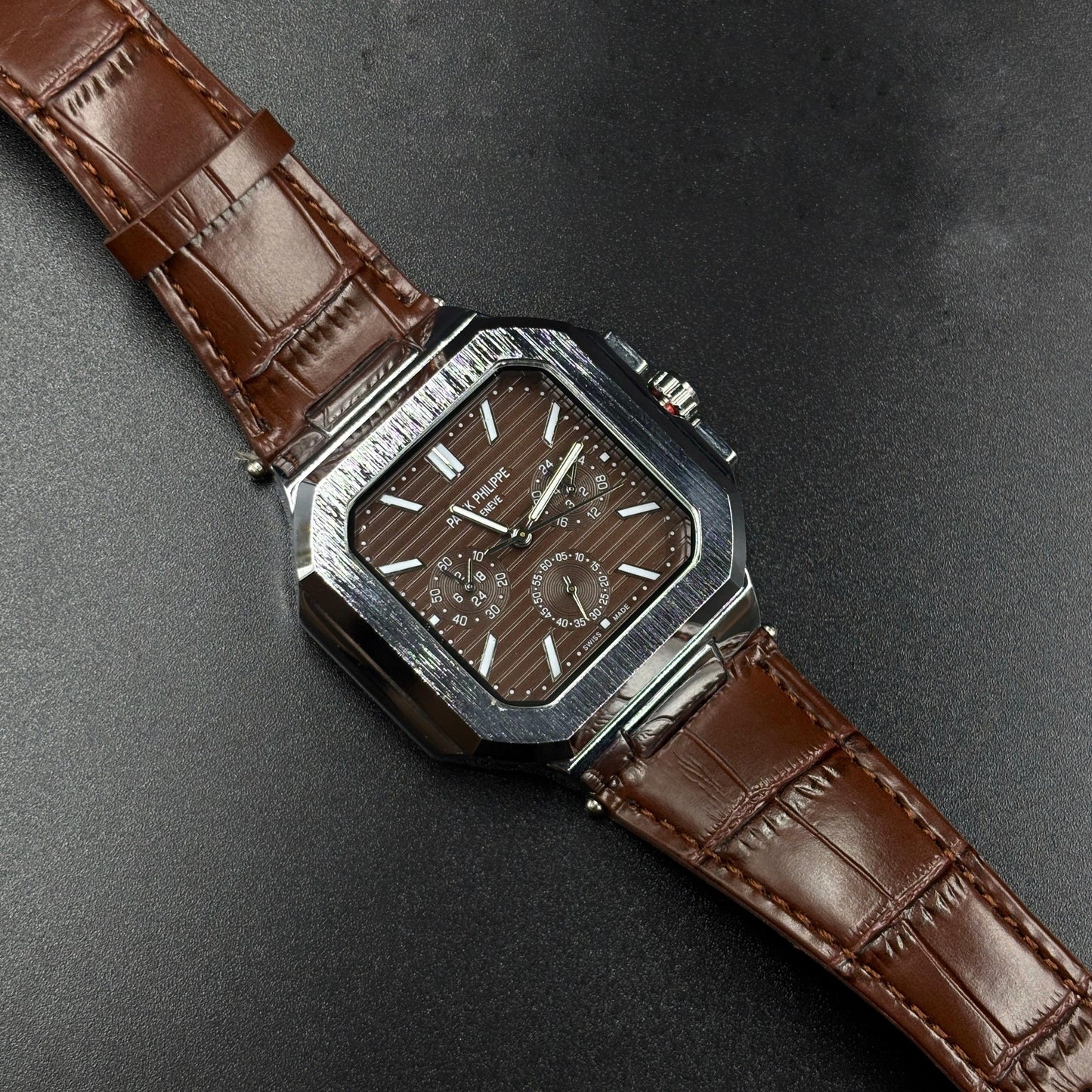 Patek Philippe Brown Chronograph Watch