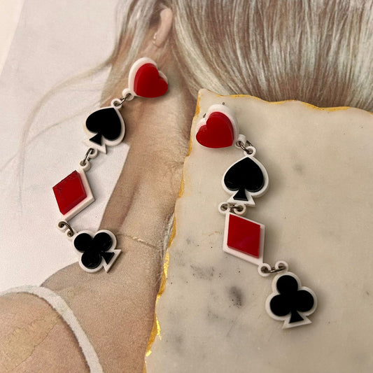 Cards Suits Earrings