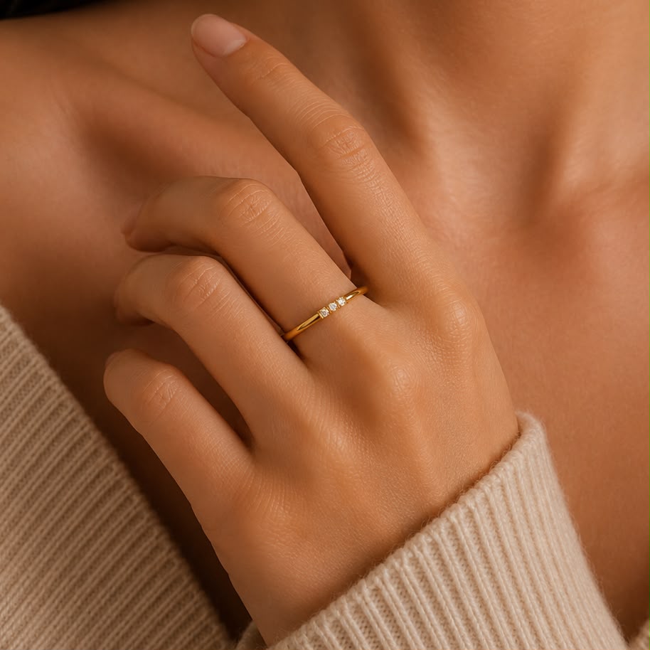 Trinity Spark Ring