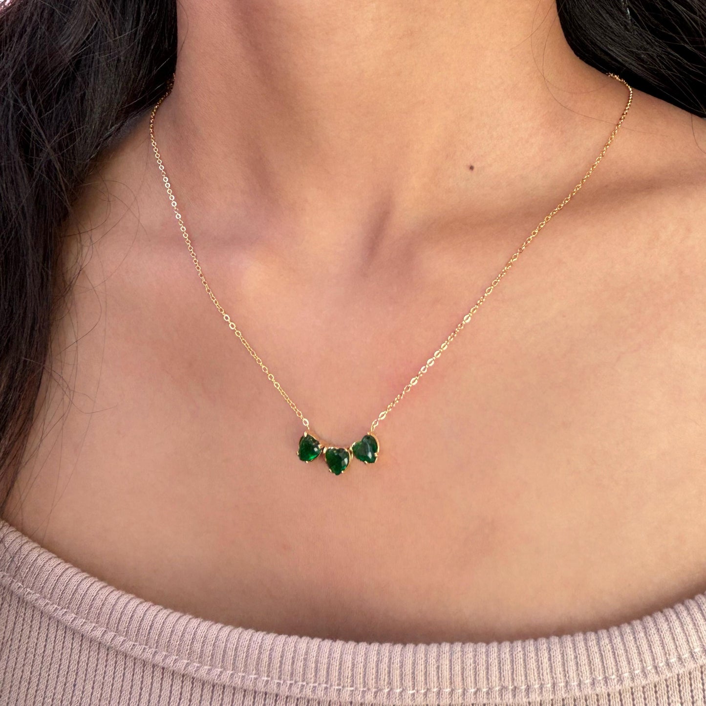 Emerald Alice Necklace