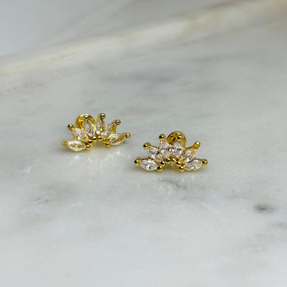 Lily Flatback Earrings