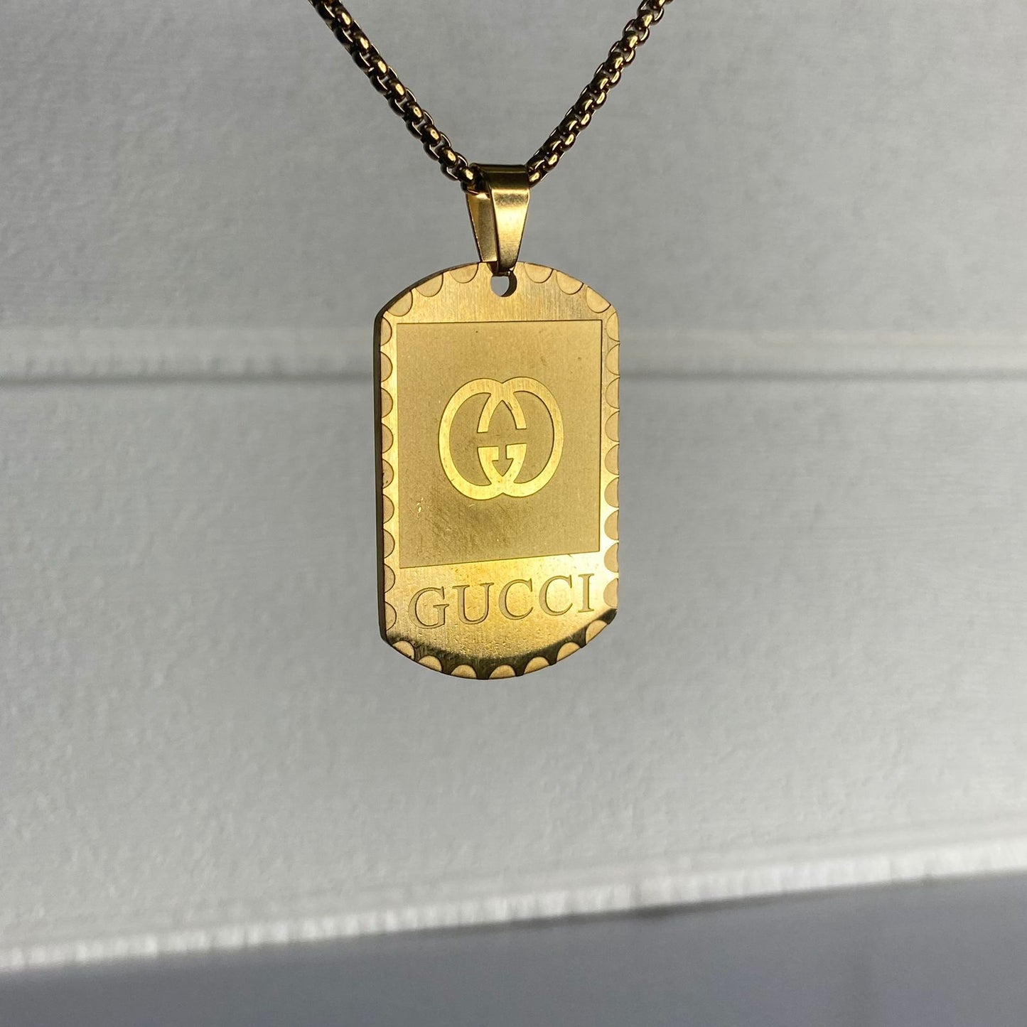 Gucxi Bar Premium Pendant Chain