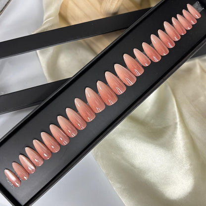 Ombré Cat Eye Nails 11