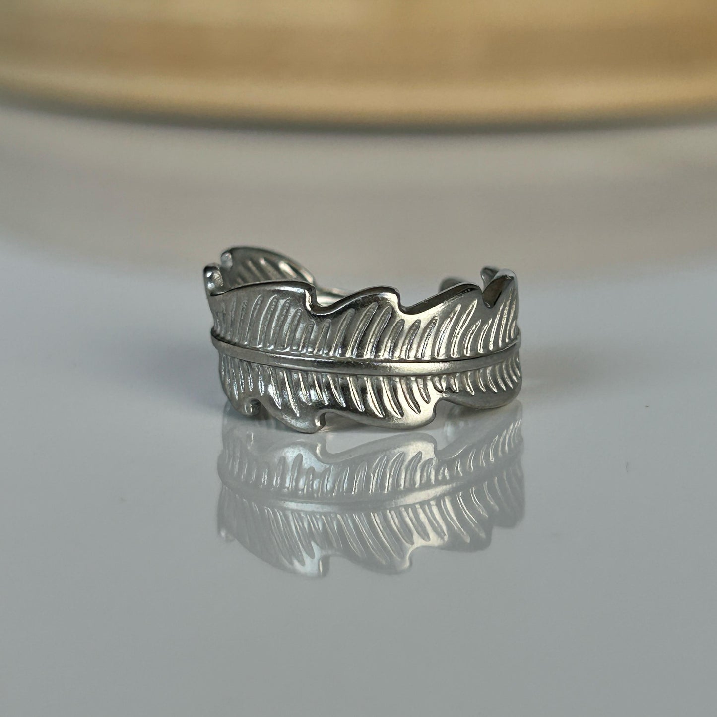 Oak Leaf Silver Ring