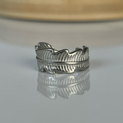 Oak Leaf Silver Ring