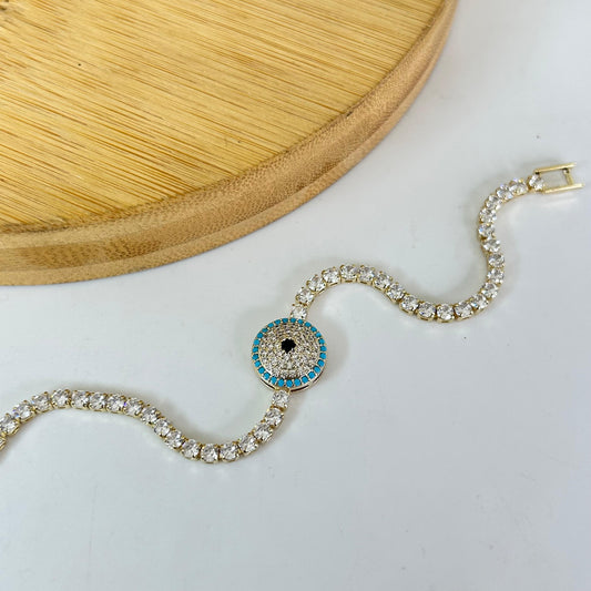 Evil Eye Tennis Bracelet