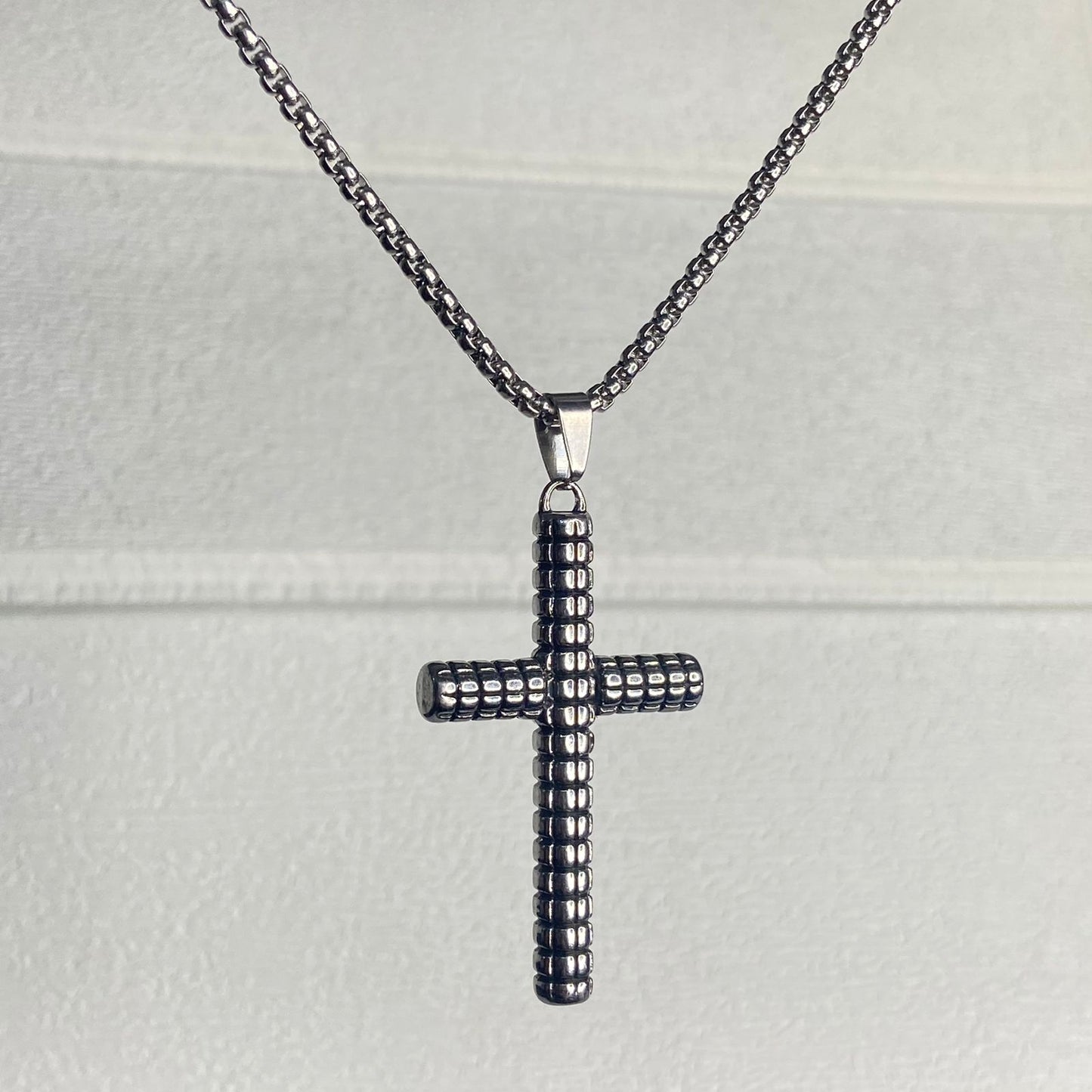 Jade Cross Pendant Chain