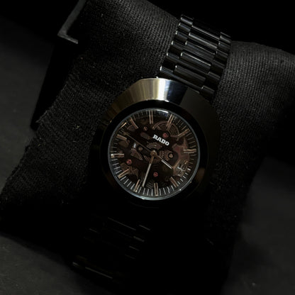 Ra-do Black Skeleton Watch