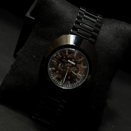 Ra-do Black Skeleton Watch