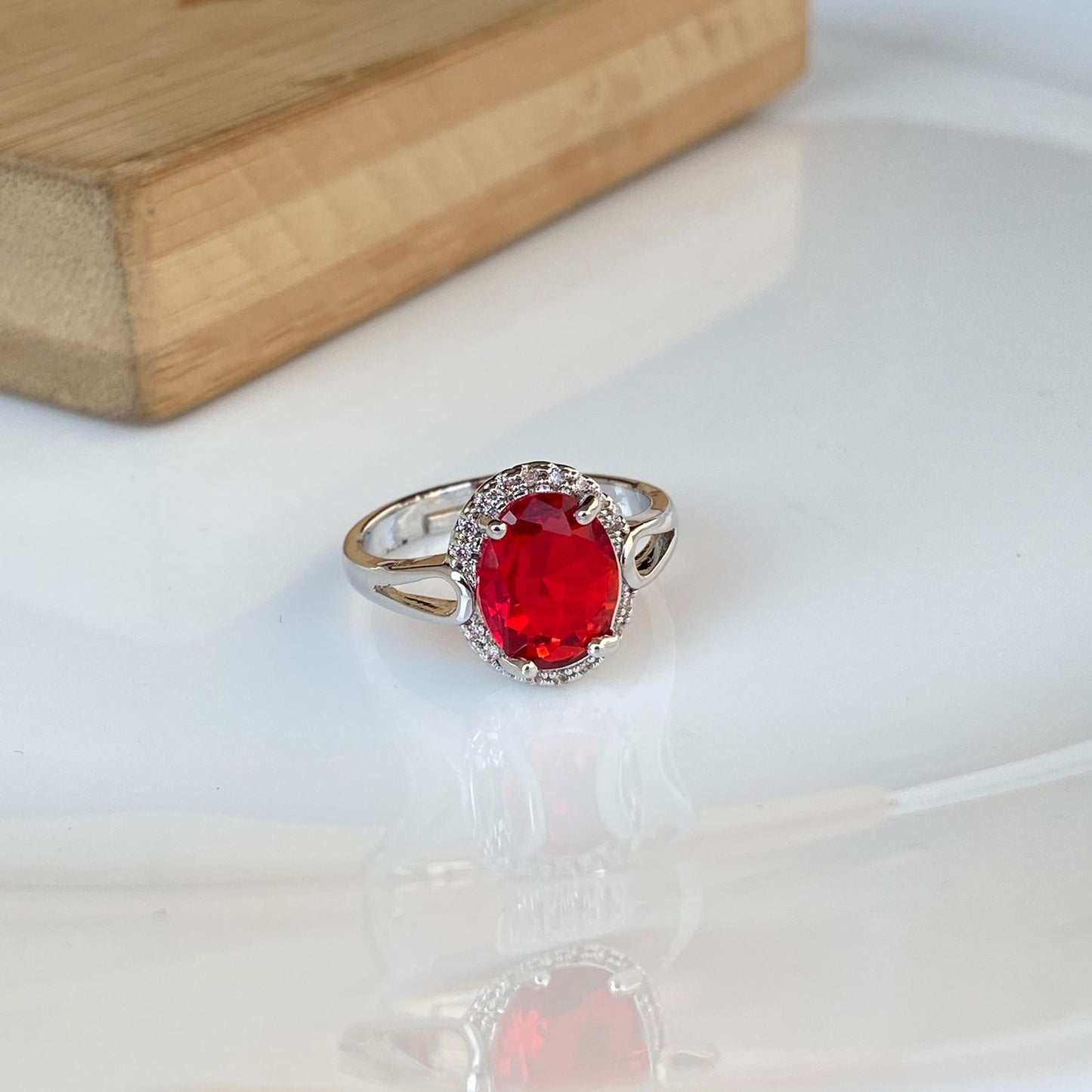 Ruby Oval Ring