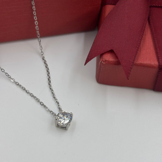 Dainty Alexa Necklace ( Silver)