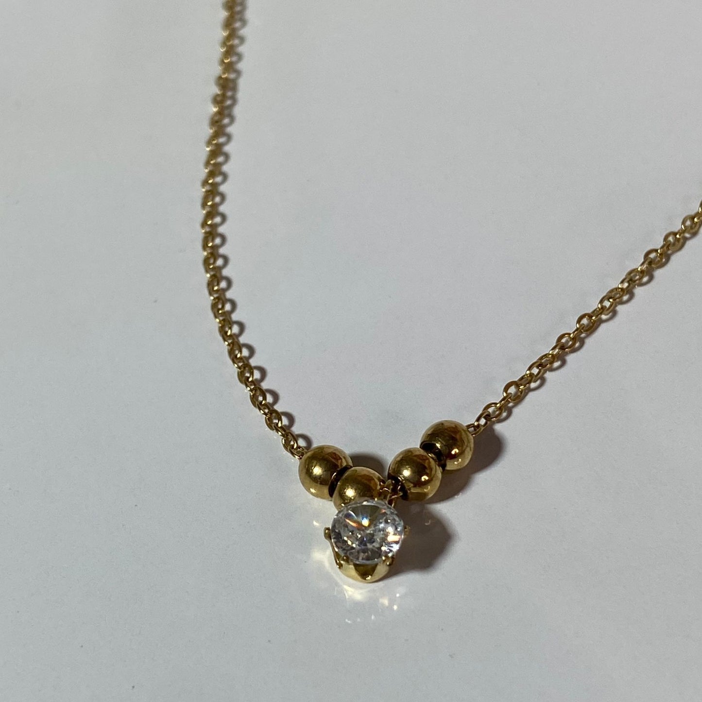 Ball Solitaire Necklace