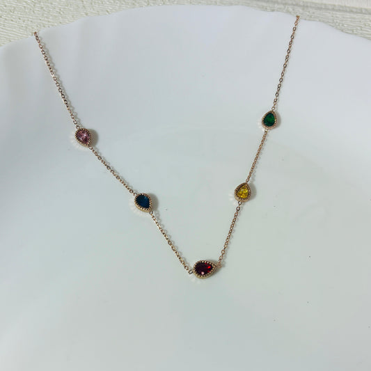 Multi Drop Necklace