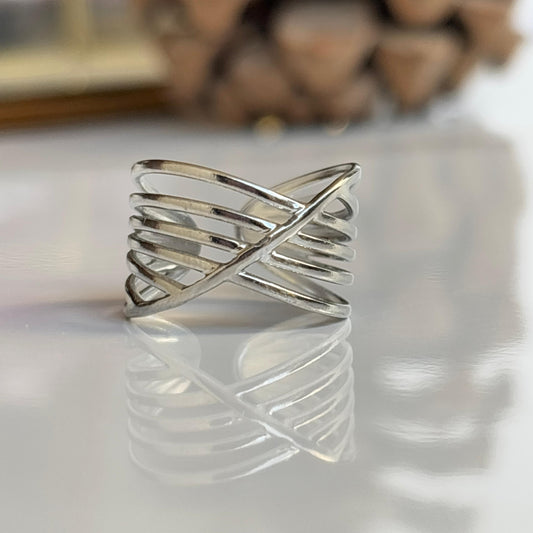 Flare Silver Ring