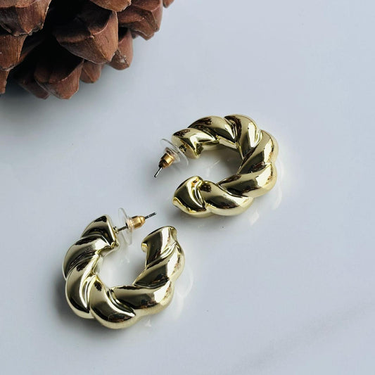 Twirled Classic Hoops