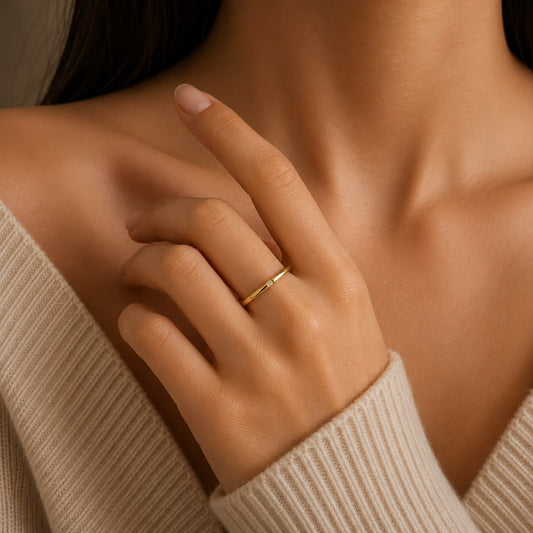 Sparkling Minimal Ring