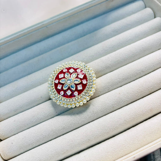 Meher Red Ring