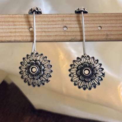 Phool Non Piercing German Silver Bugadi