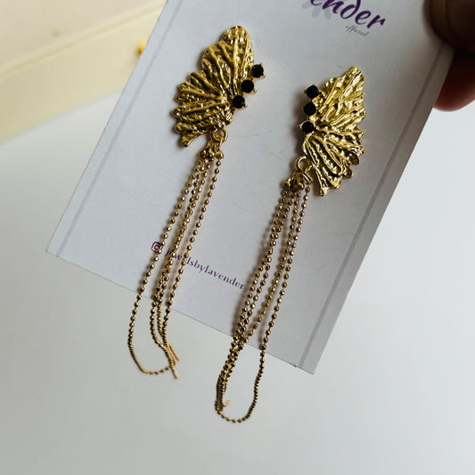 Butterfly Tassle Earrings