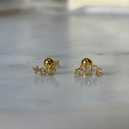 Frost Flatback Earrings