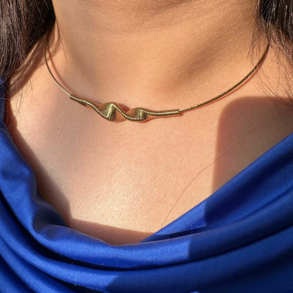 Luxe Wired 18K Choker