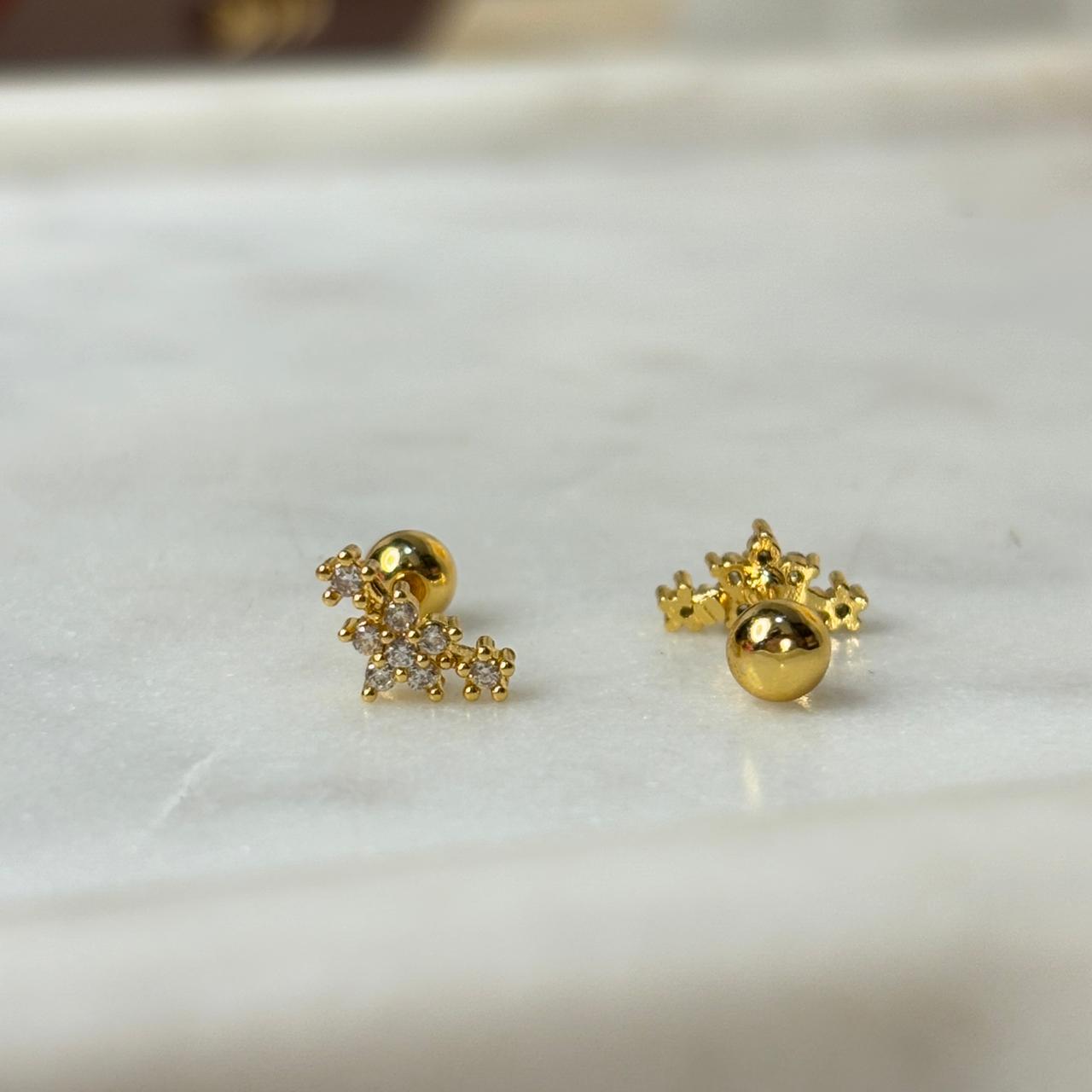 Bloom Flatback Earrings