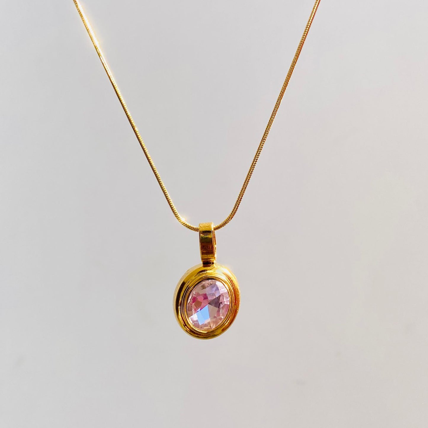 Pink Opal Necklace