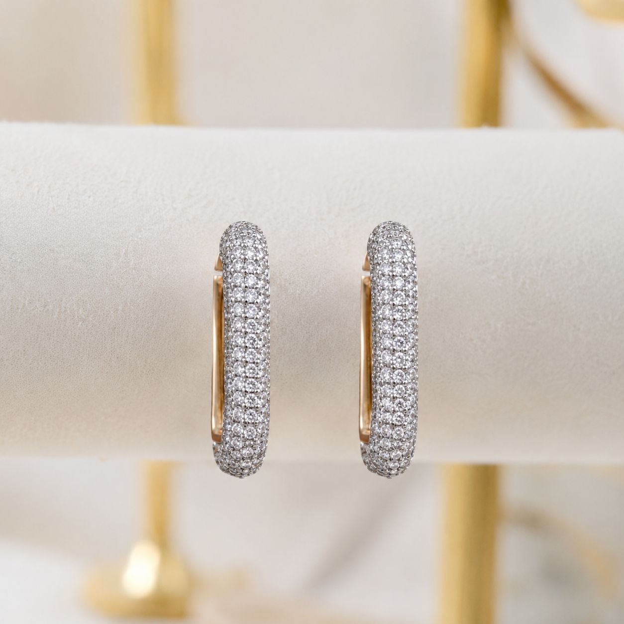 Luxe Square Hoop Earrings
