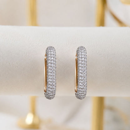 Luxe Square Hoop Earrings