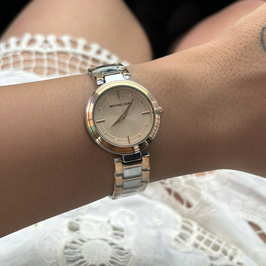MK Dual Tone 9-5 Vintage Watch