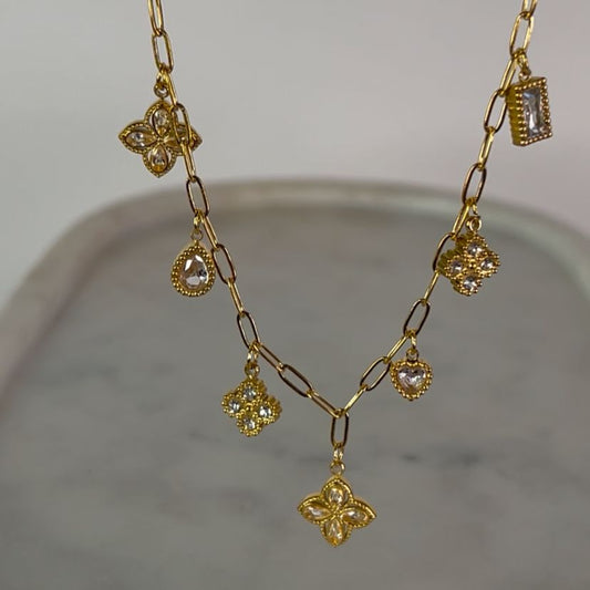Alore Multi Clover Necklace