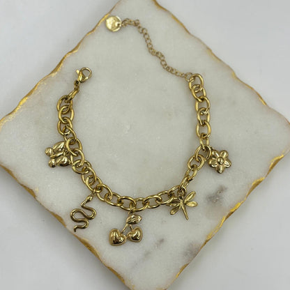 Whimsy Chunky Charm Bracelet