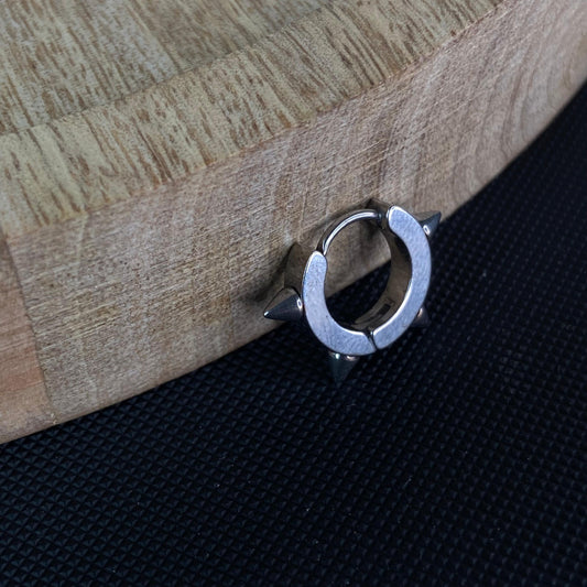 Dire Men's Silver Earring