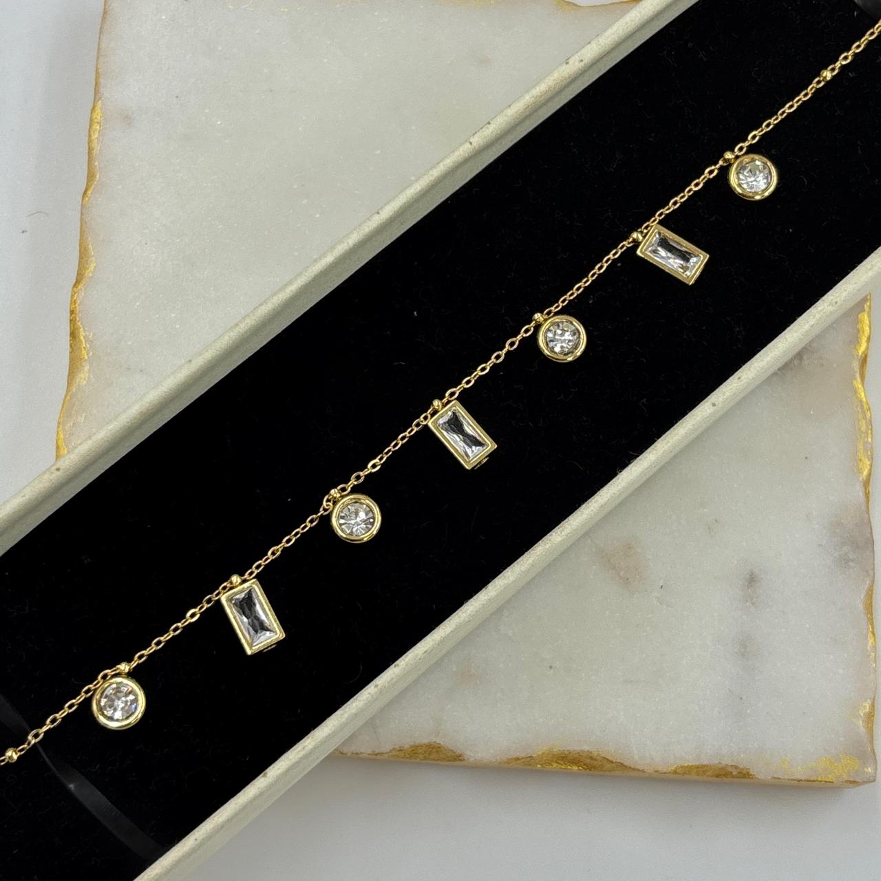 Stellar Charm Chain Bracelet