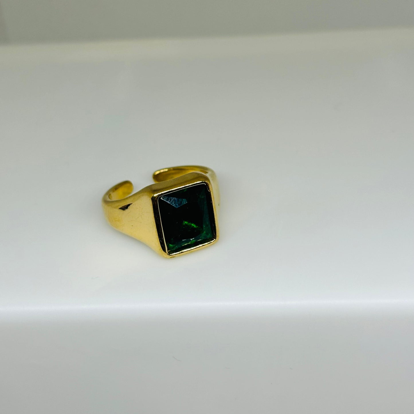 Emerald Saphhire 18K Ring