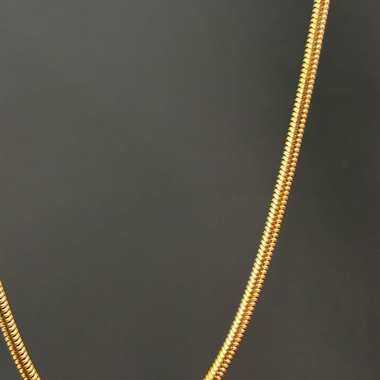 Artemis 18K Gold-Plated Men's Chain 6mm