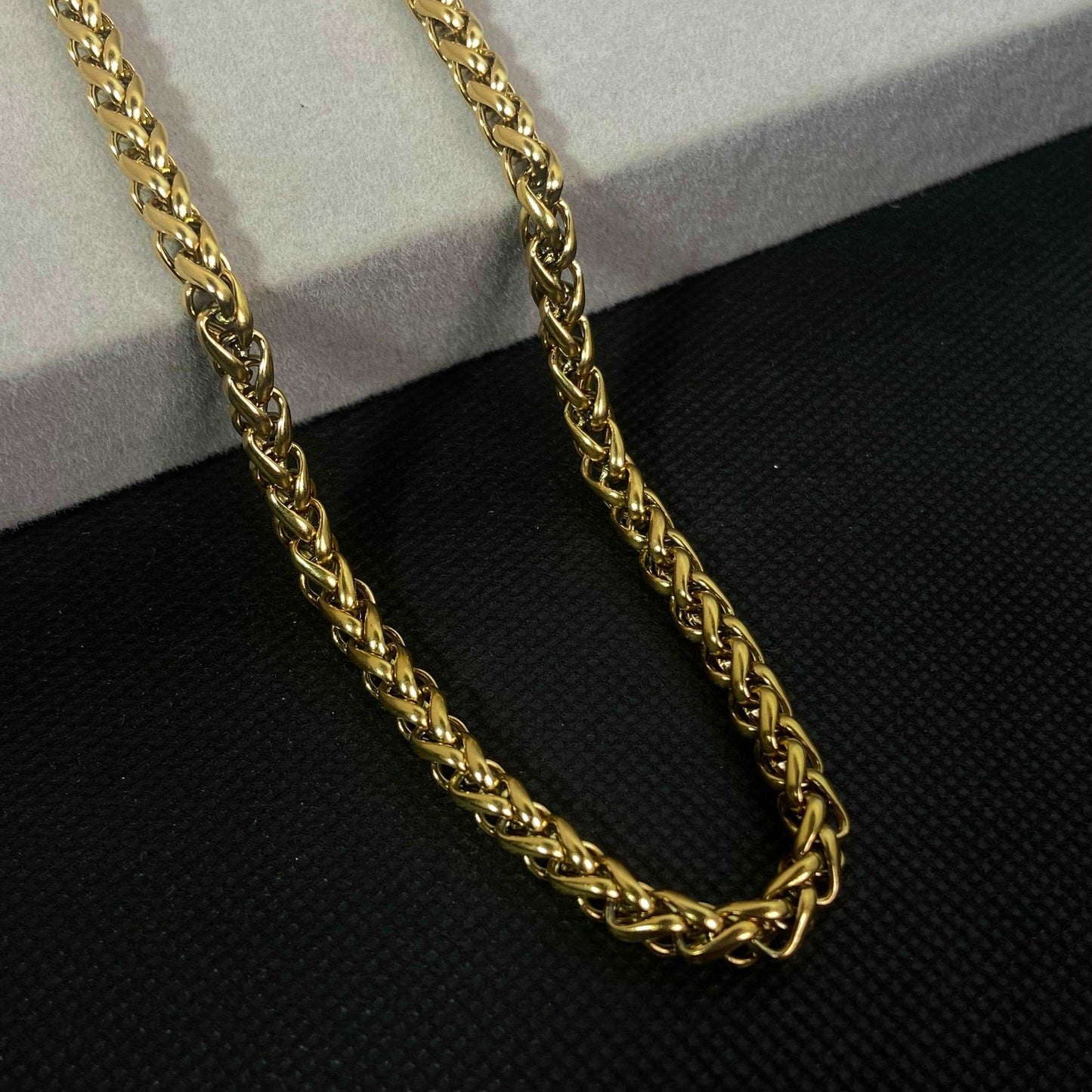 Boxy Link 18K Gold Plated Chain (Thick)