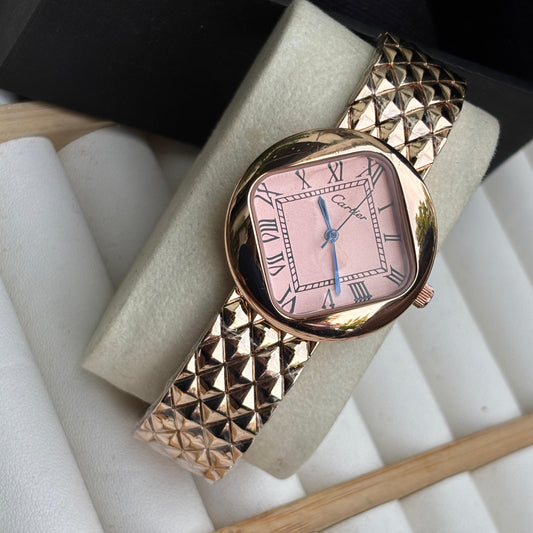 Cartier Pink Dial Vintage Watch