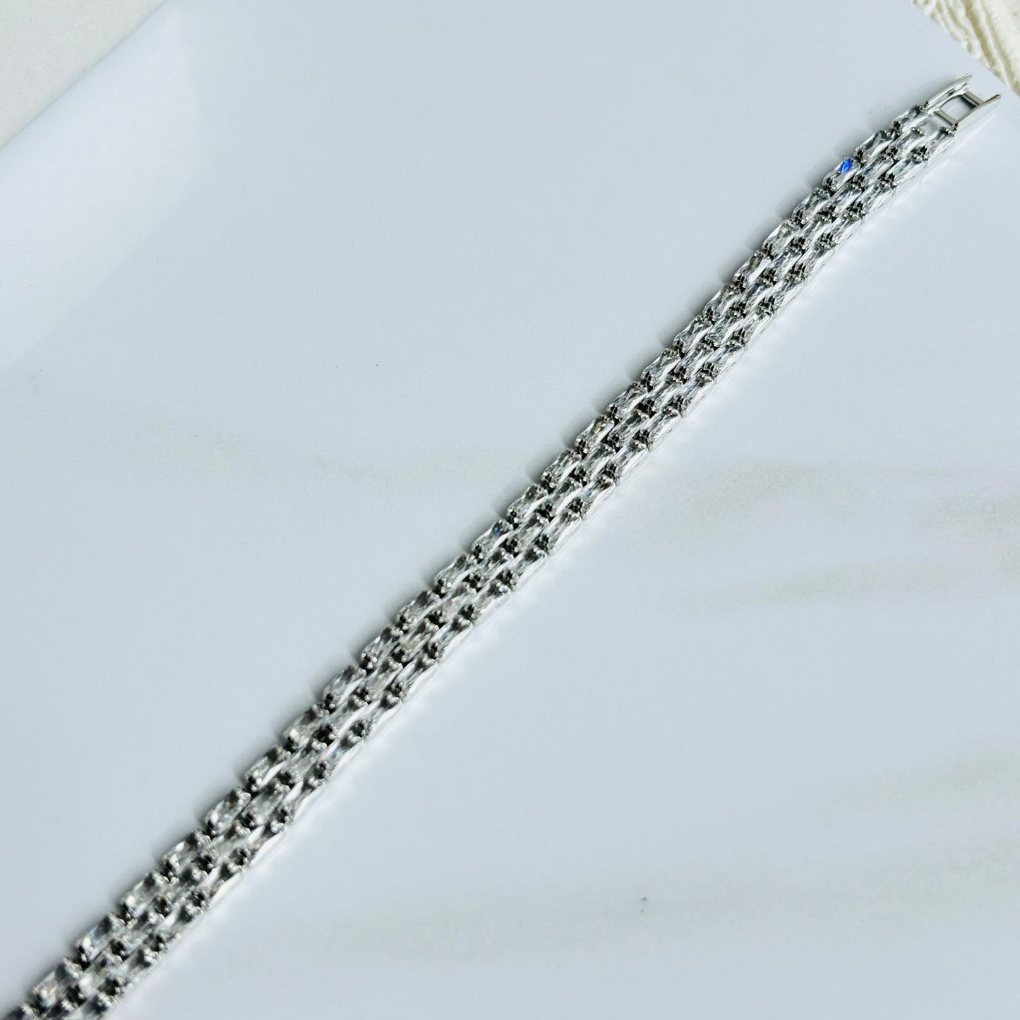 Silver Luxe Tennis Bracelet