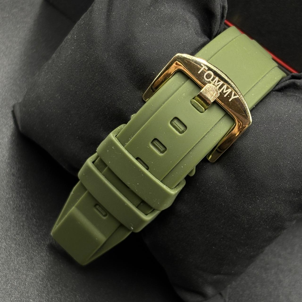 Tommy Hilfiger White Green Watch ( Automatic )